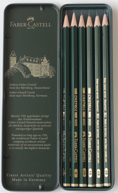 SADA GRAFITOVÝCH TUŽEK FABER CASTELL - 6 ks