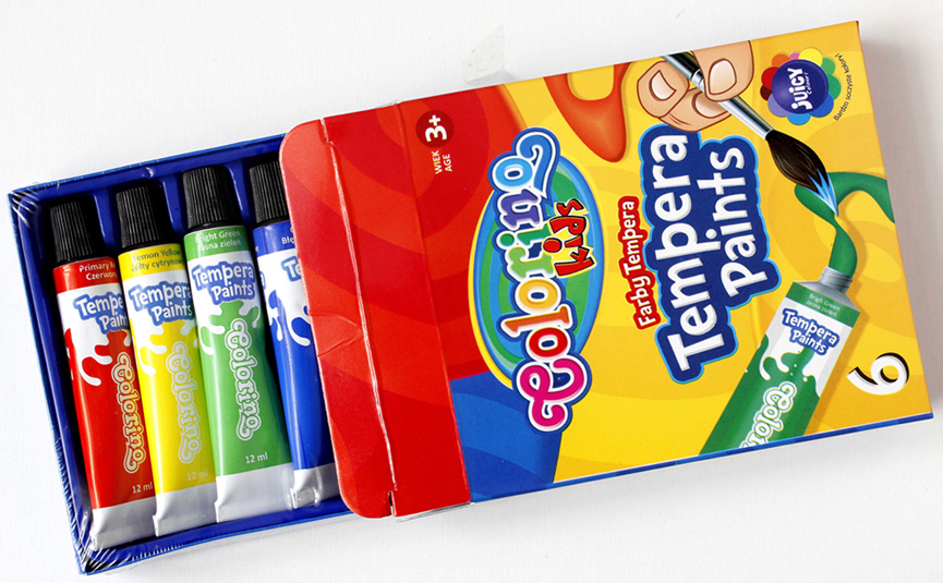 TEMPEROVÉ BARVY - 6 ks