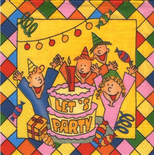 UBROUSEK 33 x 33 cm - PARTY