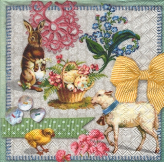 UBROUSEK 33 x 33 cm - VELIKONOCE