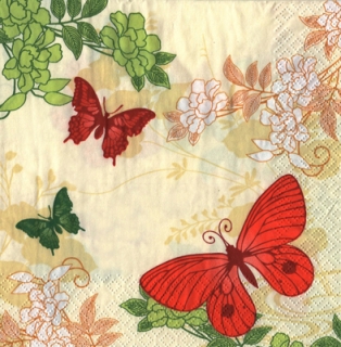 UBROUSEK 33 x 33 cm - MOTÝLI