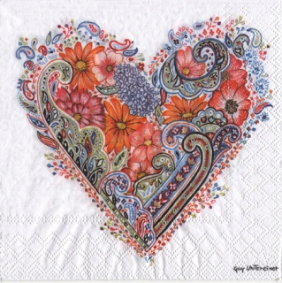 UBROUSEK 33 x 33 cm - SRDCE