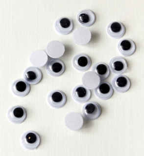 SAMOLEÍCÍ OČI 6 mm 50 ks