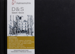 SKICOVACÍ KNIHA HAHNEMÜHLE D&S mini 9 x 12,5 cm