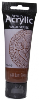AKRYLOVÁ BARVA PHOENIX - siena pálená (684) - 75 ml